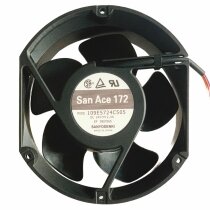 Sanyo Denki 109E5724C505 DC 24V 2.4A 4 Wires Axial Cooling Fan