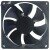 Panasonic ASFN90372 DC 24V 130mA 2 Wires Brushless Axial Cooling Fan