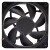 Protechnic MGT12024YB-R25 DC 24V 0.48A 2 / 3 Wires Axial Cooling Fan