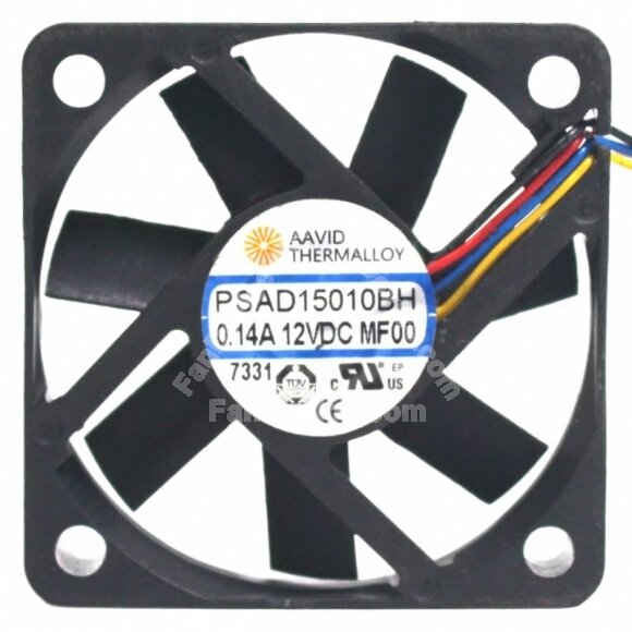 AAVID PSAD15010BH DC 12V 0.14A 4 Wires PWM Axial Cooling Fan