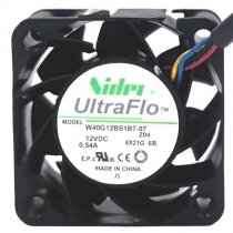 Nidec UltraFlo W40G12BS1B7-07 DC 12V 0.54A 4 Wires Axial Cooling Fan