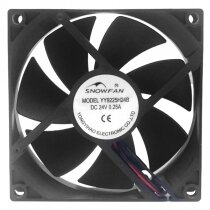 SNOWFAN YY9225H24B DC 24V 0.25A 2 Wires / 3 Wires Axial Cooling Fan