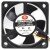 SuperRed CHC3512BB-B DC 12V 0.09A 3 Wires Axial Cooling Fan