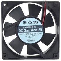 Sanyo 109P1224H4D01 24V 0.24A Axial Cooling Fan