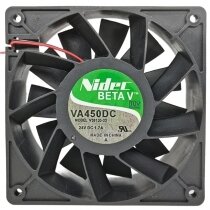 Nidec VA450DC V35130-33 DC 24V 1.7A 2 / 3 Wires Axial Cooling Fan