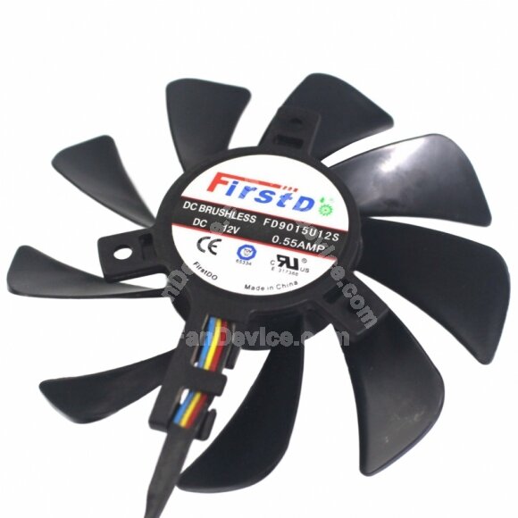 Firstd FD9015U12S 12V 0.55AMP DC Brushless Axial Cooling Fan