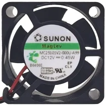 Sunon MC25101V2-000U-A99 12V 0.45W 2 / 3 Wires Axial Fan