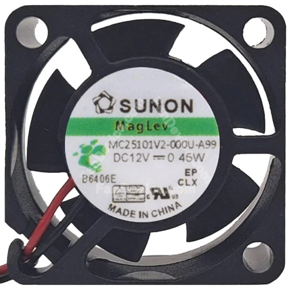 Sunon MC25101V2-000U-A99 12V 0.45W 2 / 3 Wires Axial Fan