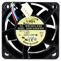 ADDA AS06012HB387B00 12V 1.80A 6038 PWM DC Brushless Axial Cooling Fan