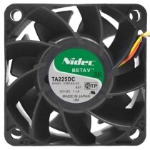Nidec TA225DC V35140-33 DC 12V 1.1A 2 / 3 / 4 Wires 6038 Axial Fan
