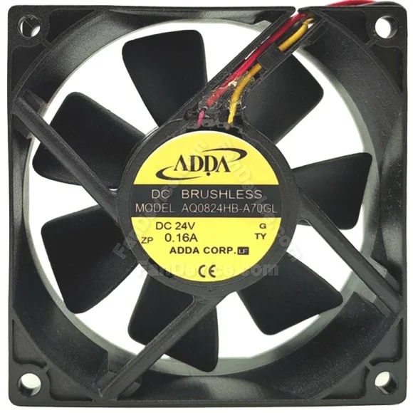 ADDA AQ0824HB-A70GL 24V 0.16A DC Brushless 2 / 3 Wires Cooling Fan