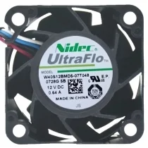 Nidec W40S12BMD5-07T048 DC 12V 0.64A 4 Wires PWM Axial Cooling Fan