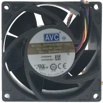 AVC DYPB0838B8FY001 DC 48V 3.00A 4 Wires Ball Bearing PWM Cooling Fan