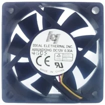 IDEAL ABB06D12HG DC 12V 0.30A 3 Wires Axial Cooling Fan