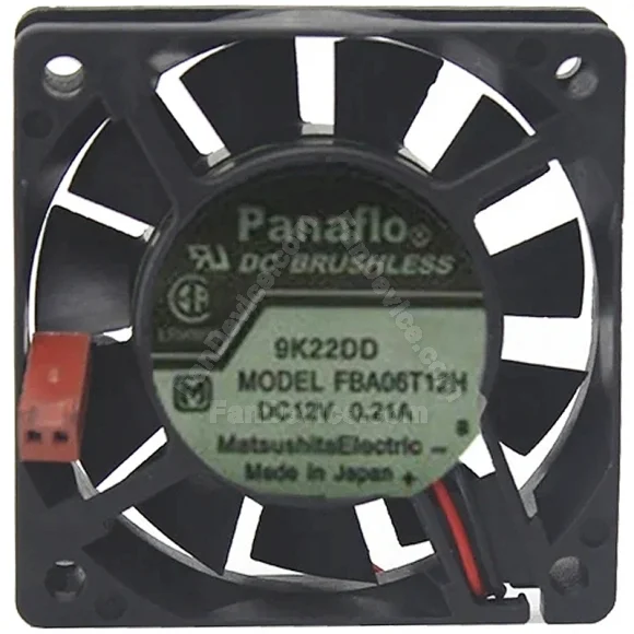 Panaflo FBA06T12H 12V 0.21A DC Brushless 2 Wires Axial Cooling Fan