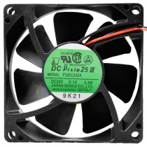 Servo PUDC24Z4 24V 0.1A 2.4W DC Brushless 2 Wires Axial Cooling Fan