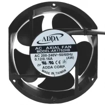 ADDA AK1752HB-AW AC 200-240V 0.12/0.16A 2 Wires Axial Cooling Fan