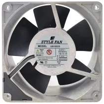 STYLE FAN US12D23 230V 16/15W Ball Bearing Impedance Protected Cooling Fan