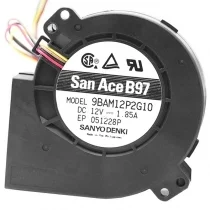 Sanyo 9BAM12P2G10 DC 12V 1.85A 4 Wires Blower Cooling Fan