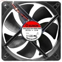 Sunon HAC0251S4-0000-999 DC 12V 1.9W 2 Wires Axial Cooling Fan