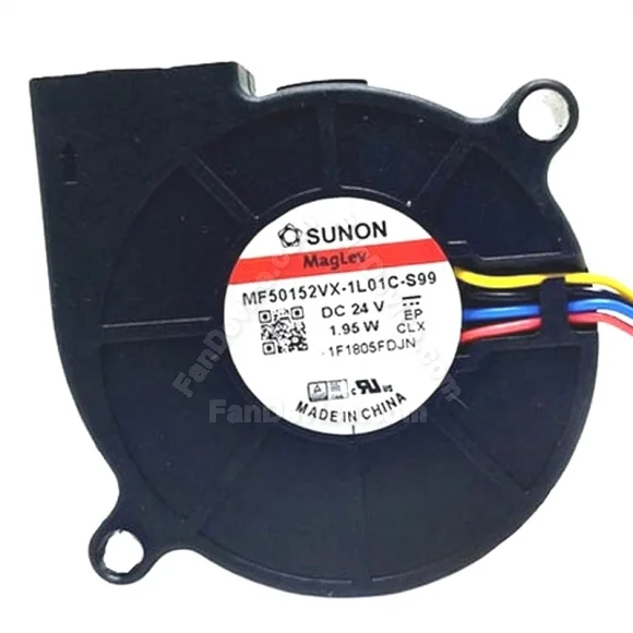 Sunon MF50152VX-1L01C-S99 24V 1.95W 4 Wires Maglev PWM Blower Cooling Fan