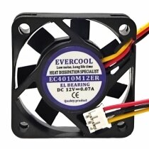 EVERCOOL EC4010M12ER DC 12V 0.07A 2 Wires / 3 Wires Axial Cooling Fan