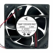 Mitsubishi MMF-12D24DS-RN3 DC 24V 0.36A 2 Wires Axial Cooling Fan