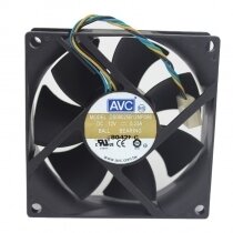 AVC DS08025B12MP088 DC 12V 0.23A 2 Wires / 3 Wires / 4 Wires Axial Cooling Fan