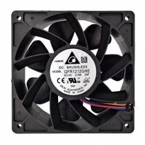 Delta QFR1212GHE DC 12V 2.7A 2 Wires / 4 Wires Axial Cooling Fan