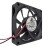 Delta AFB0724LB DC 24V 0.11A 2 Wires Axial Cooling Fan