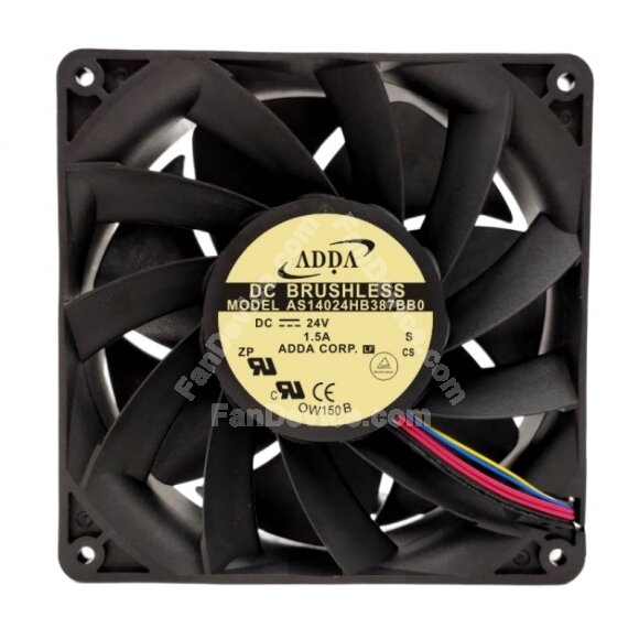 ADDA AS14024HB387BB0 DC 24V 1.5A 14038 Axial Brushless Cooling Fan