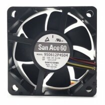 Sanyo Denki San Ace 60 9S0612P4S04 DC 12V 0.2A 2 Wires / 3 Wires / 4 Wires Axial Cooling Fan