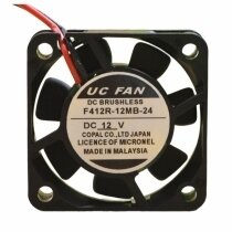 UC FAN F412R-24MB-11 DC 12V 2 Wires Cooling Fan