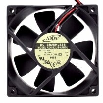 ADDA AD0812UB-A7BGL DC 12V 0.26A 2 Wires / 3 Wires / 4 Wires Axial Cooling Fan