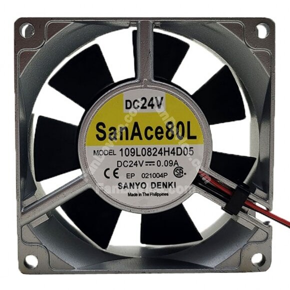 Sanyo Denki San Ace 80L 109L0824H4D05 DC 24V 0.09A 8025 Axial Cooling Fan