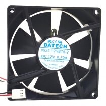 DATECH 0925-12HBTA-2 DC 12V 0.70A 9025 Brushless Axial Cooling Fan