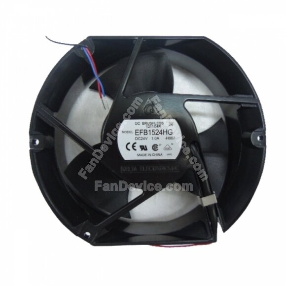 Delta EFB1524HG DC 24V 1.0A 3 Wires Axial Cooling Fan