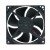 Delta AUB0812H DC 12V 0.3A 3 Wires Axial Cooling Fan