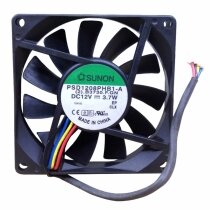 Sunon PSD1208PHB1-A (2).B3730.F.GN DC 12V 3.7W 2 Wires / 3 Wires / 4 Wires Axial Cooling Fan