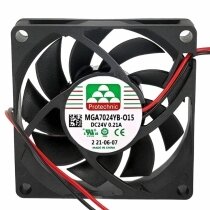 Protechnic MGA7024YB-O15 DC 24V 0.21A 7015 Axial Cooling Fan