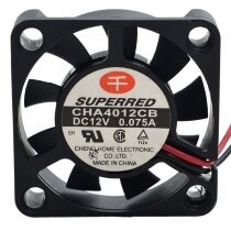 SUPERRED CHA4012CB DC 24V 0.075A 2 Wires / 3 Wires Axial Cooling Fan