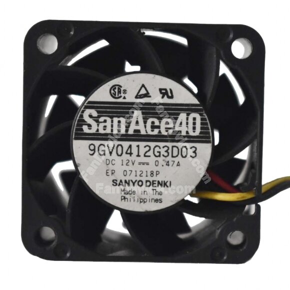 Sanyo Denki San Ace 40 9GV0412G3D03 DC 12V 0.47A 4028 Axial Cooling Fan