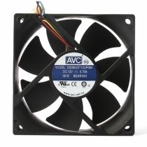 AVC DS08025T12UP084 DC 12V 0.70A 2 Wires / 3 Wires / 4 Wires Axial Cooling Fan