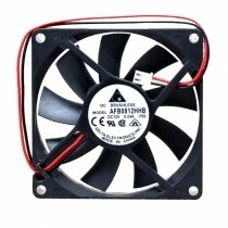Delta AFB0812HHB DC 12V 0.24A 2 Wires / 3 Wires Axial Cooling Fan