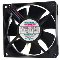 MECHATRONICS F8025E24B3 FS DC 24V 0.140A 8025 Axial Ball Bearing Cooling Fan