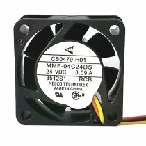 Mitsubishi CB0479-H01 MMF-04C24DS RCB DC 24V 0.09A 3 Wires Axial Cooling Fan