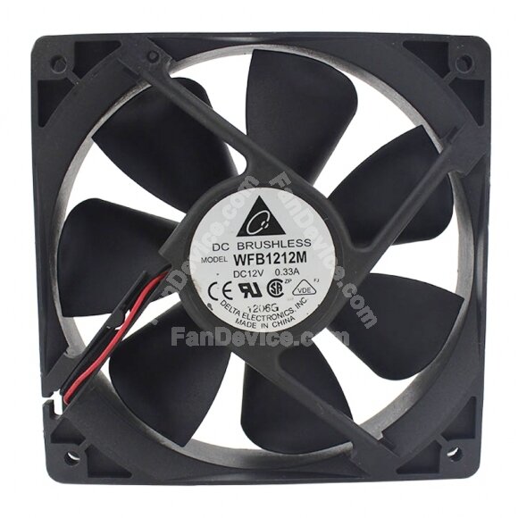 Delta WFB1212M DC 12V 0.33A 12025 Axial Brushless Cooling Fan