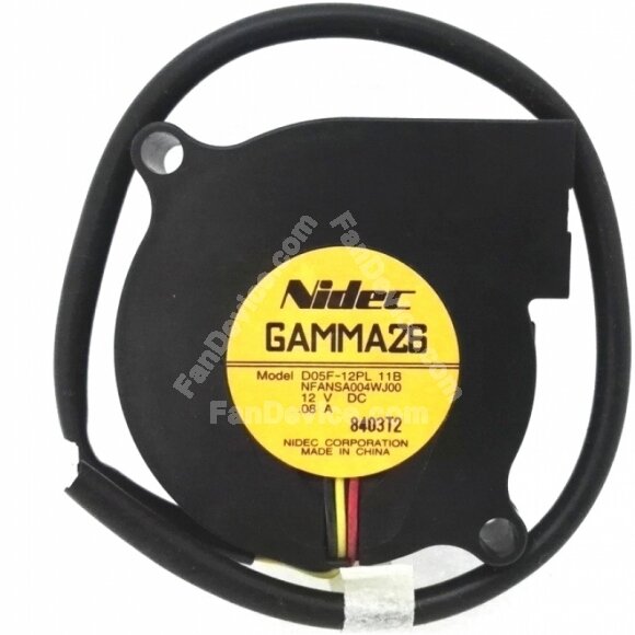 Nidec D05F-12PL DC 12V 0.08A 3 Wires Blower Cooling Fan