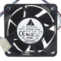 Delta AFB0612VH DC 12V 0.30A 6025 Axial Brushless Cooling Fan
