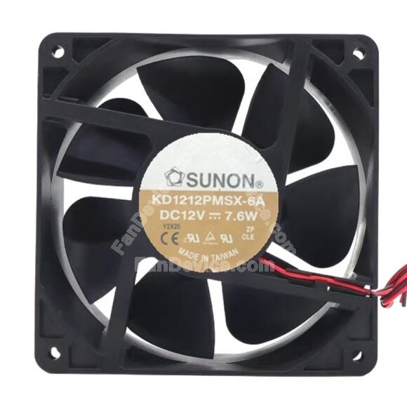 Sunon KD1212PMSX-6A DC 12V 7.6W 12038 Axial Cooling Fan